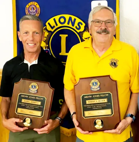 Chester Lions Club honors longtime members with fellowship award
